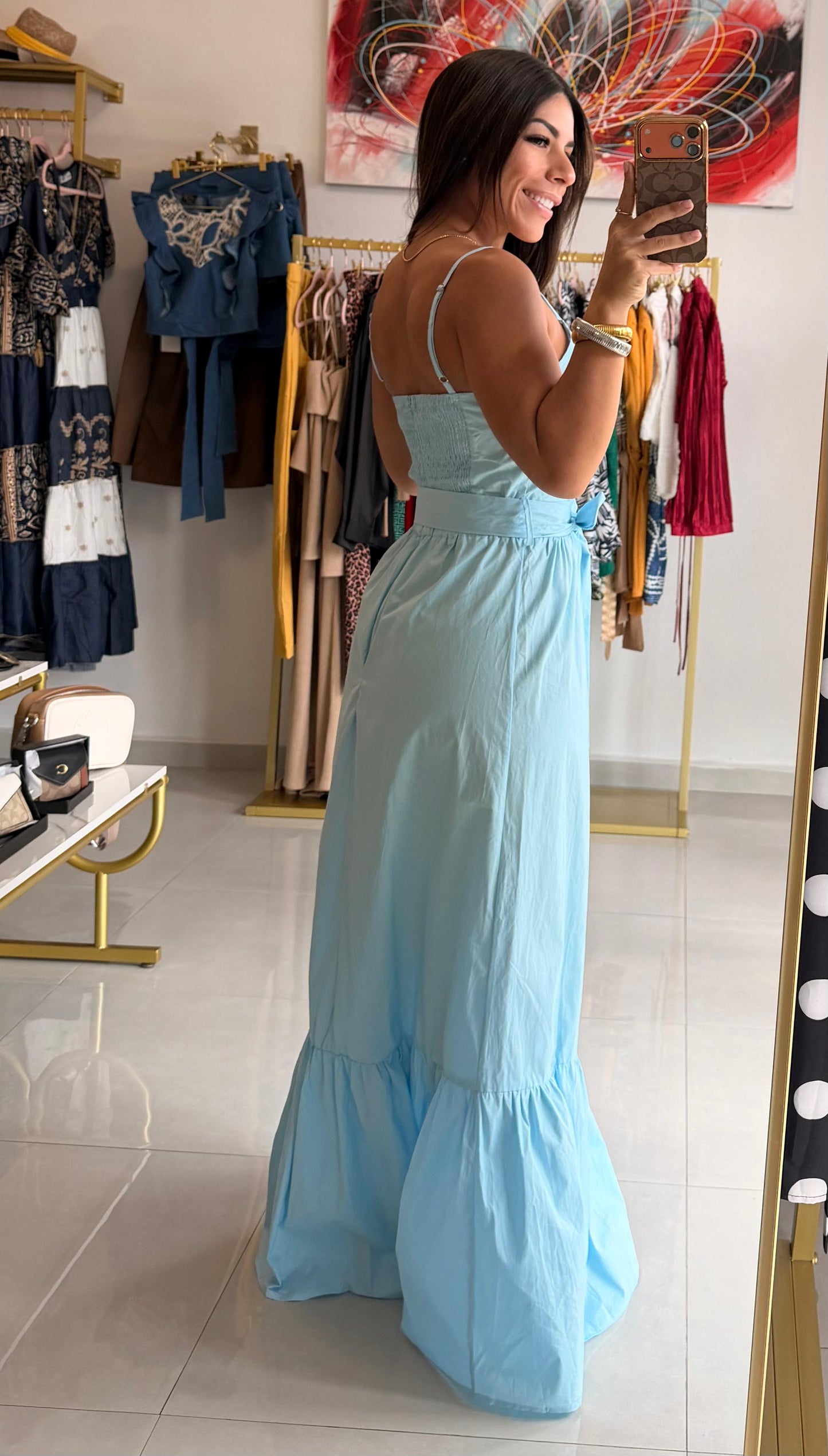 Blue Maxi Dress
