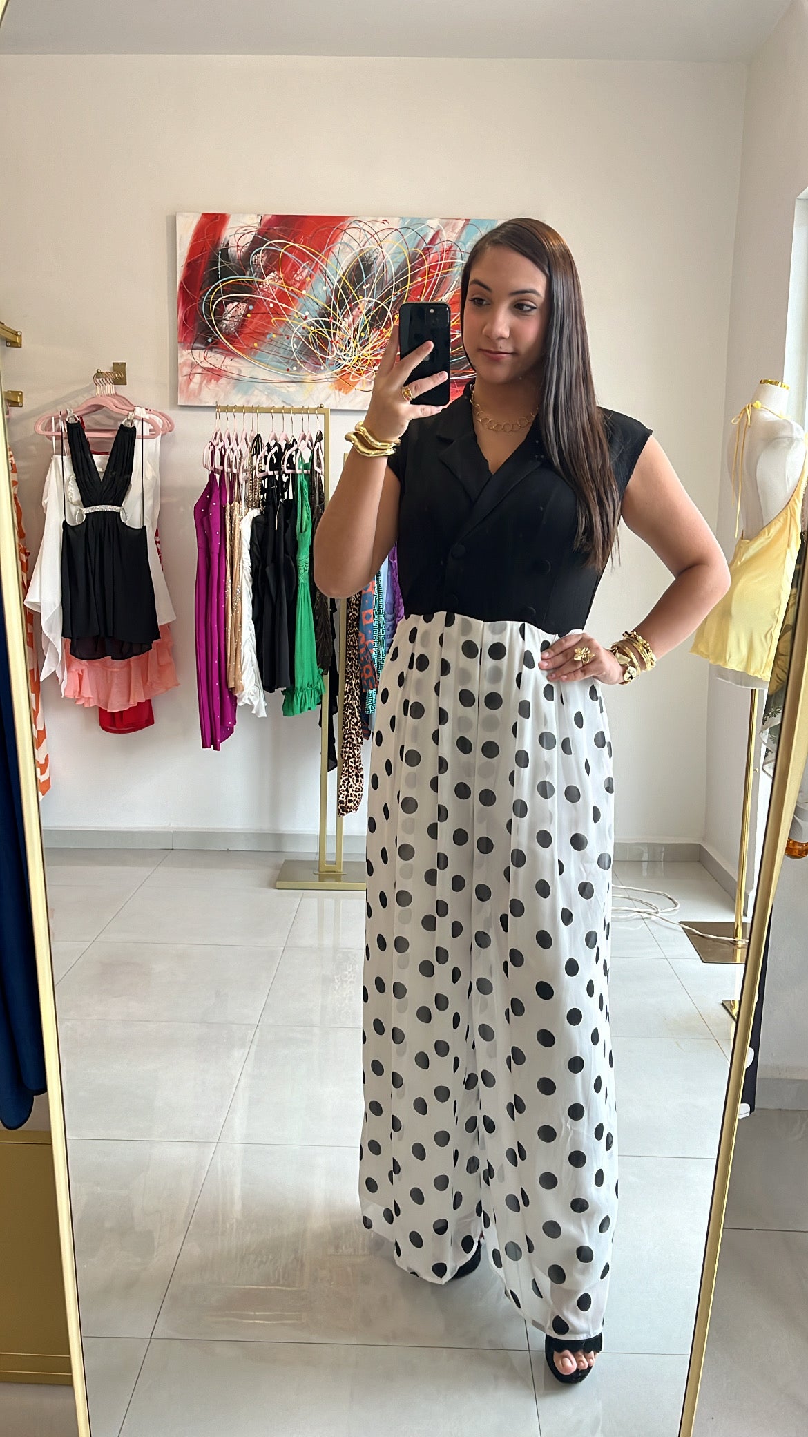 Polka Dot Chic Jumpsuit