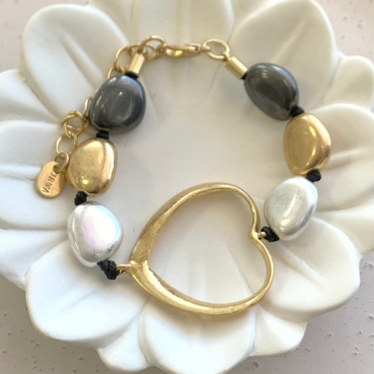 3 Colors Heart Bracelets