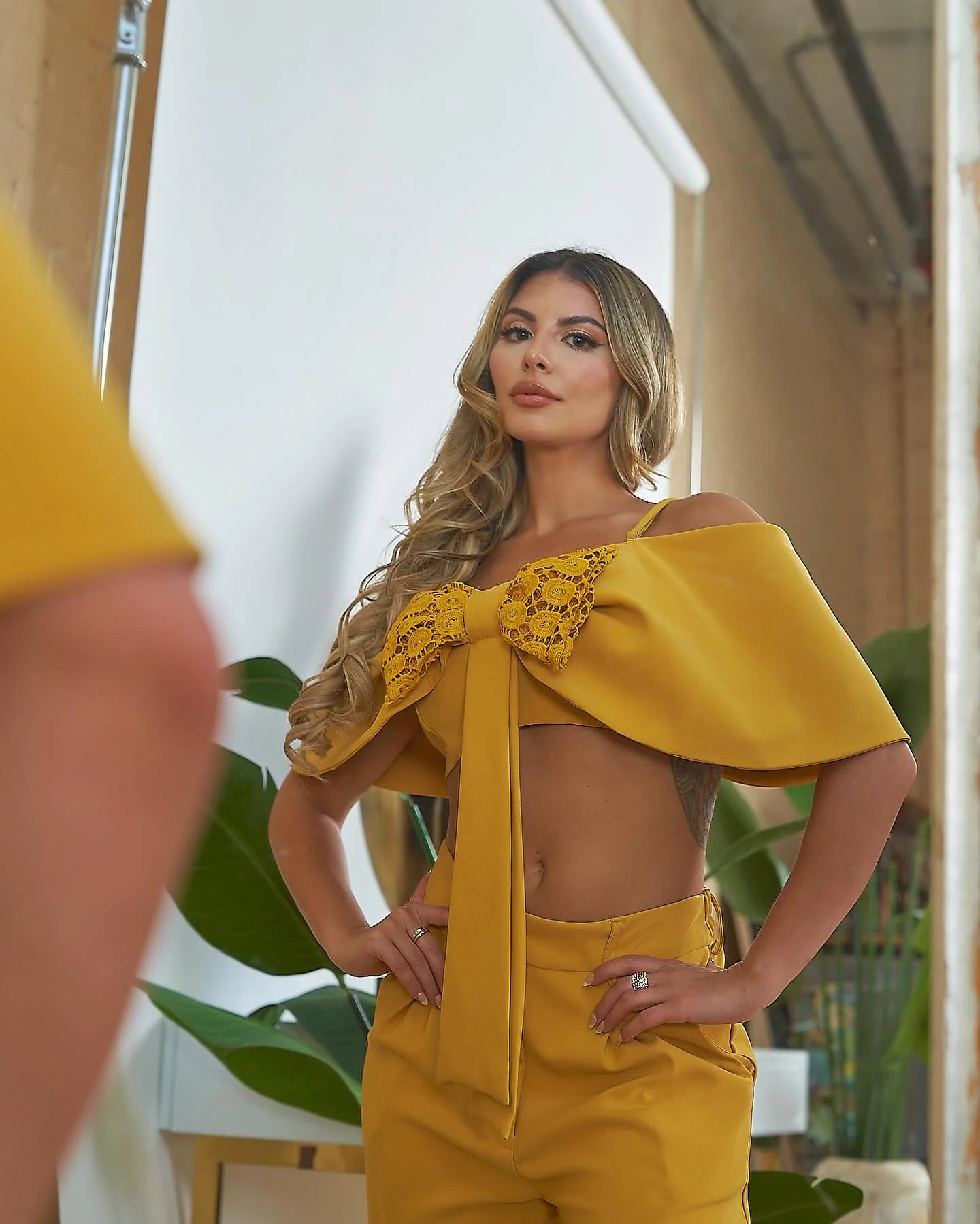 Different Pant Set Yellow