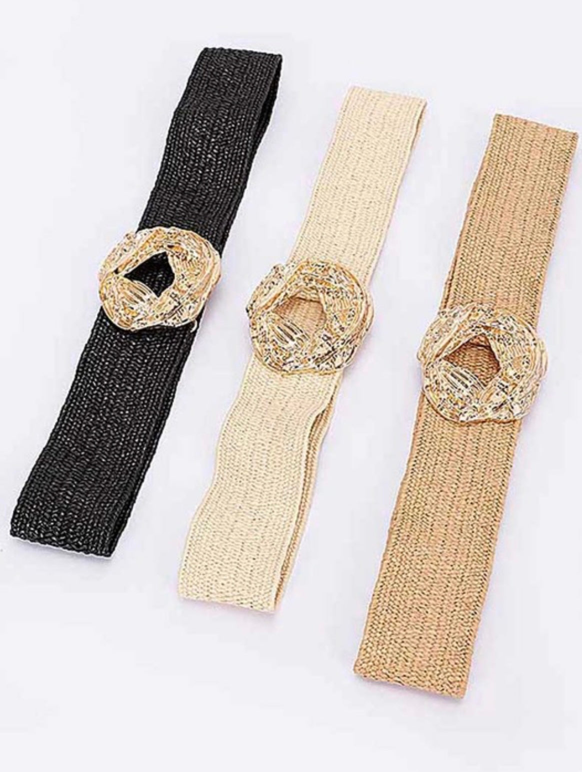 Metal Buckle Elástico Belt