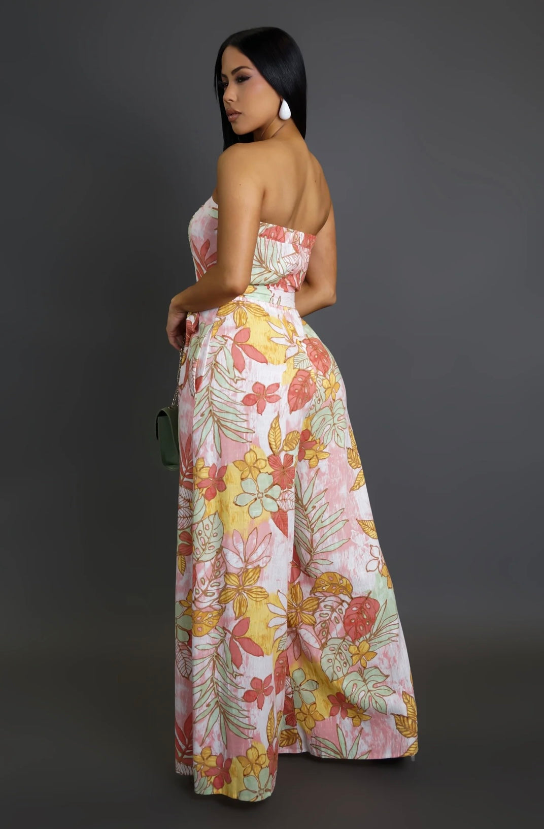 Floral Jumpsuit Pink