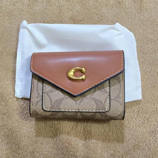 Luxury Premium Wallet-Brown & Cream