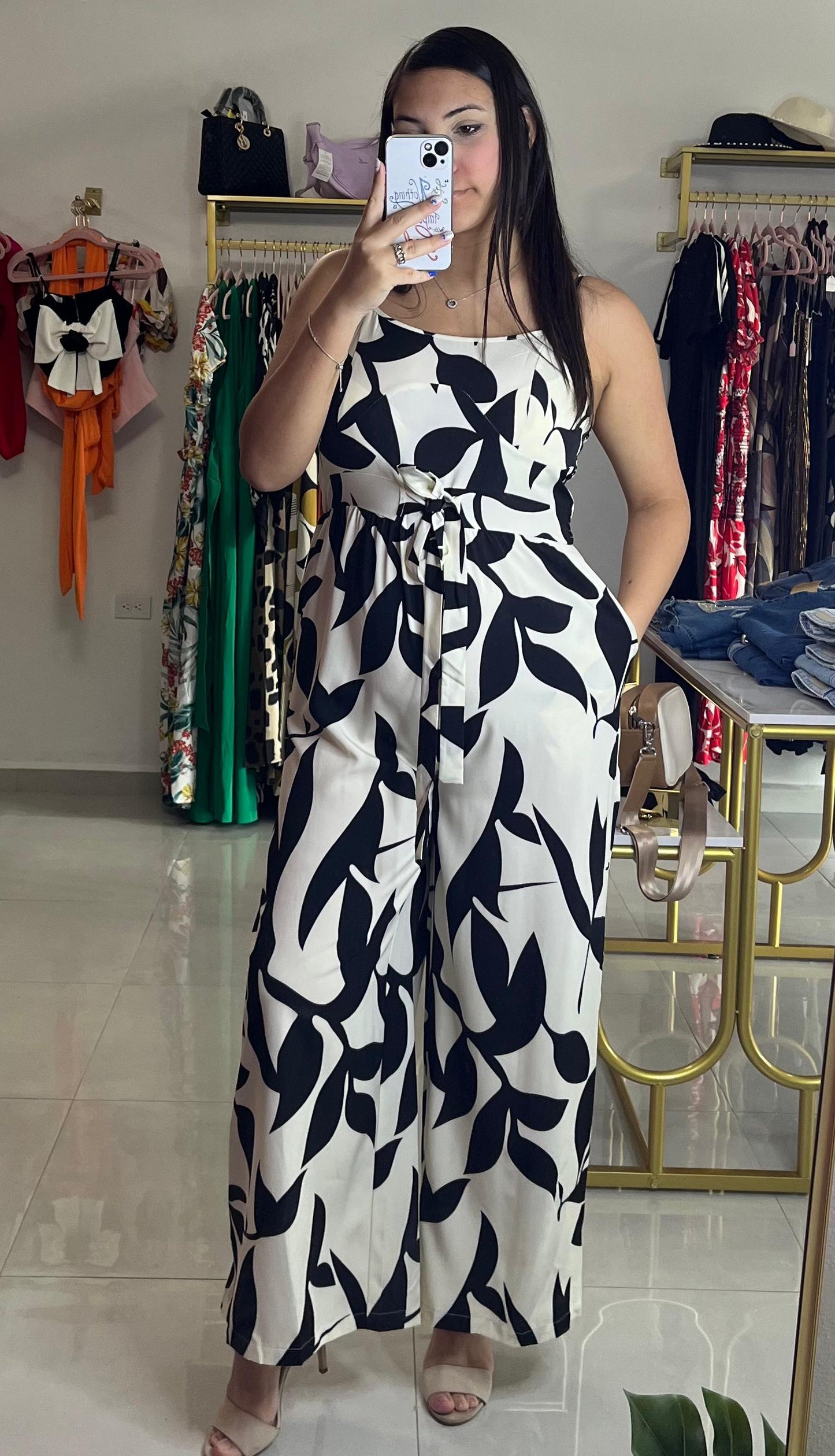 Black & White Jumpsuit