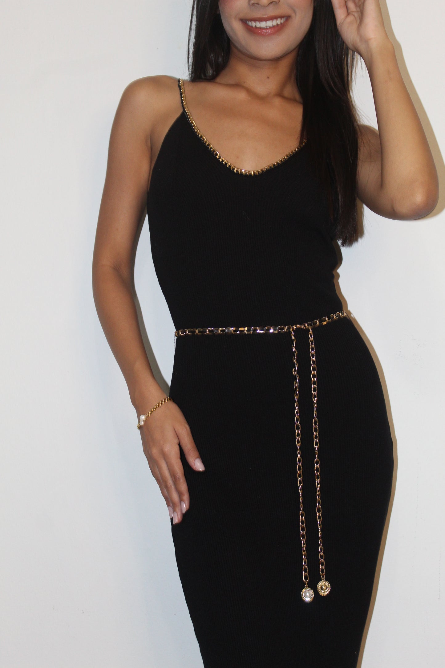 Under Control Midi Dress Black