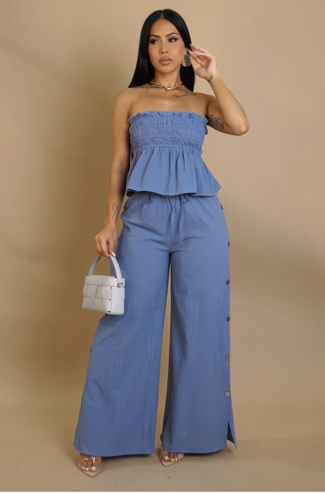 Blue Pant Set