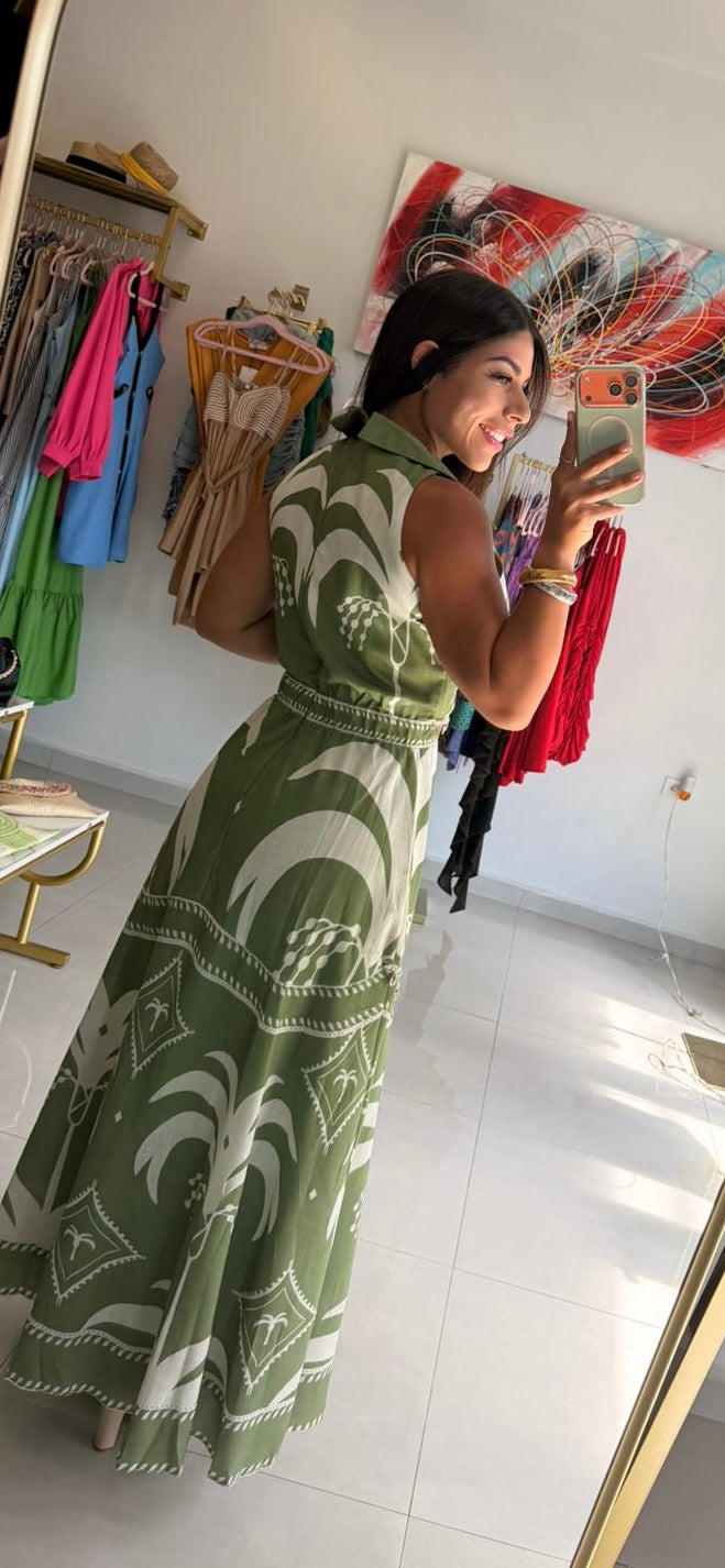 Mediterranean Maxi Dress