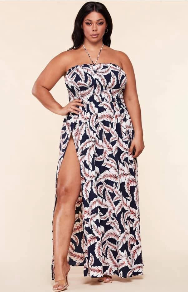 Tropical Chic Maxi Dress