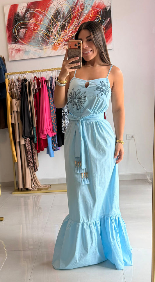 Blue Maxi Dress