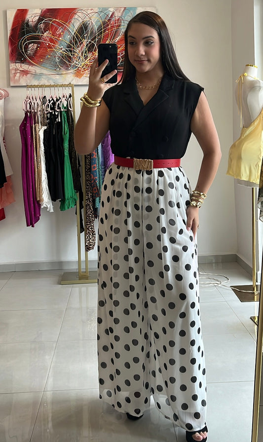 Polka Dot Chic Jumpsuit