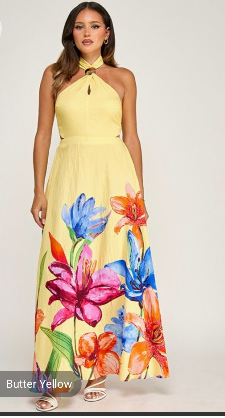 Sol de Primavera Maxi Dress