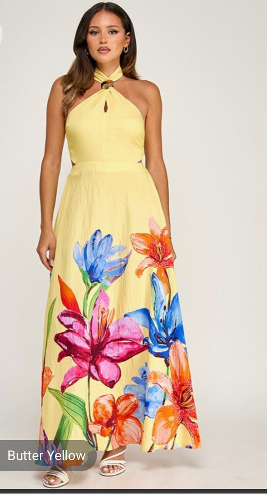 Sol de Primavera Maxi Dress