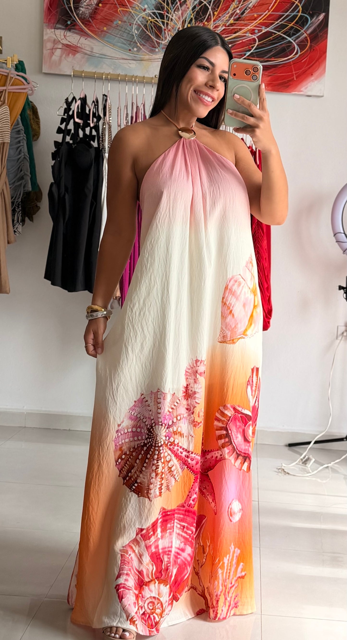 Pink Paradise Maxi Dress