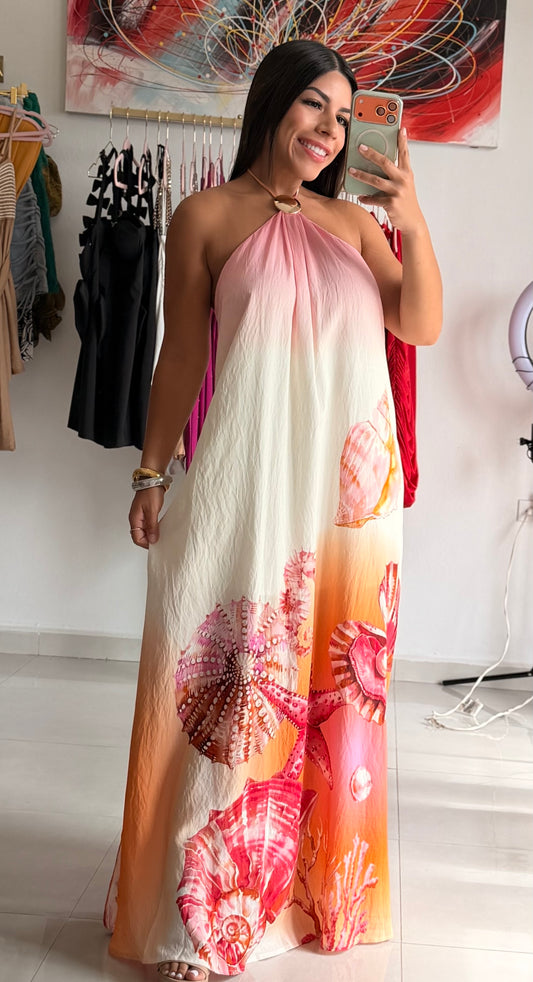 Pink Paradise Maxi Dress