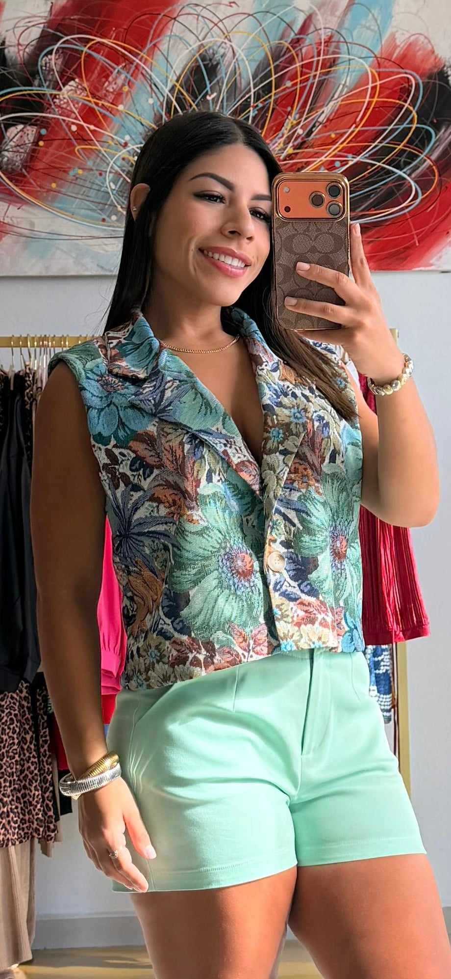Floral Vest
