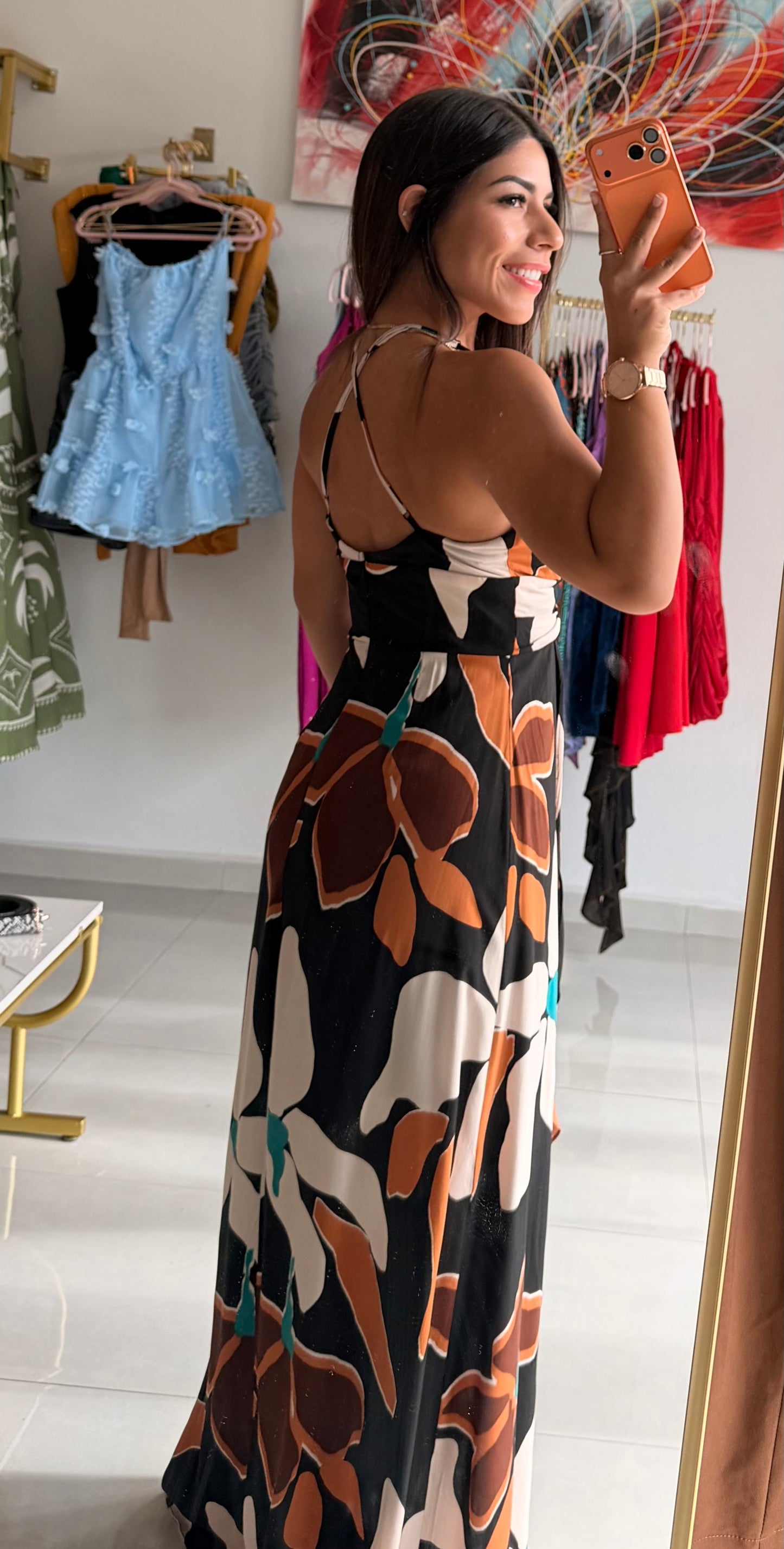 Brisas del Caribe Maxi Dress