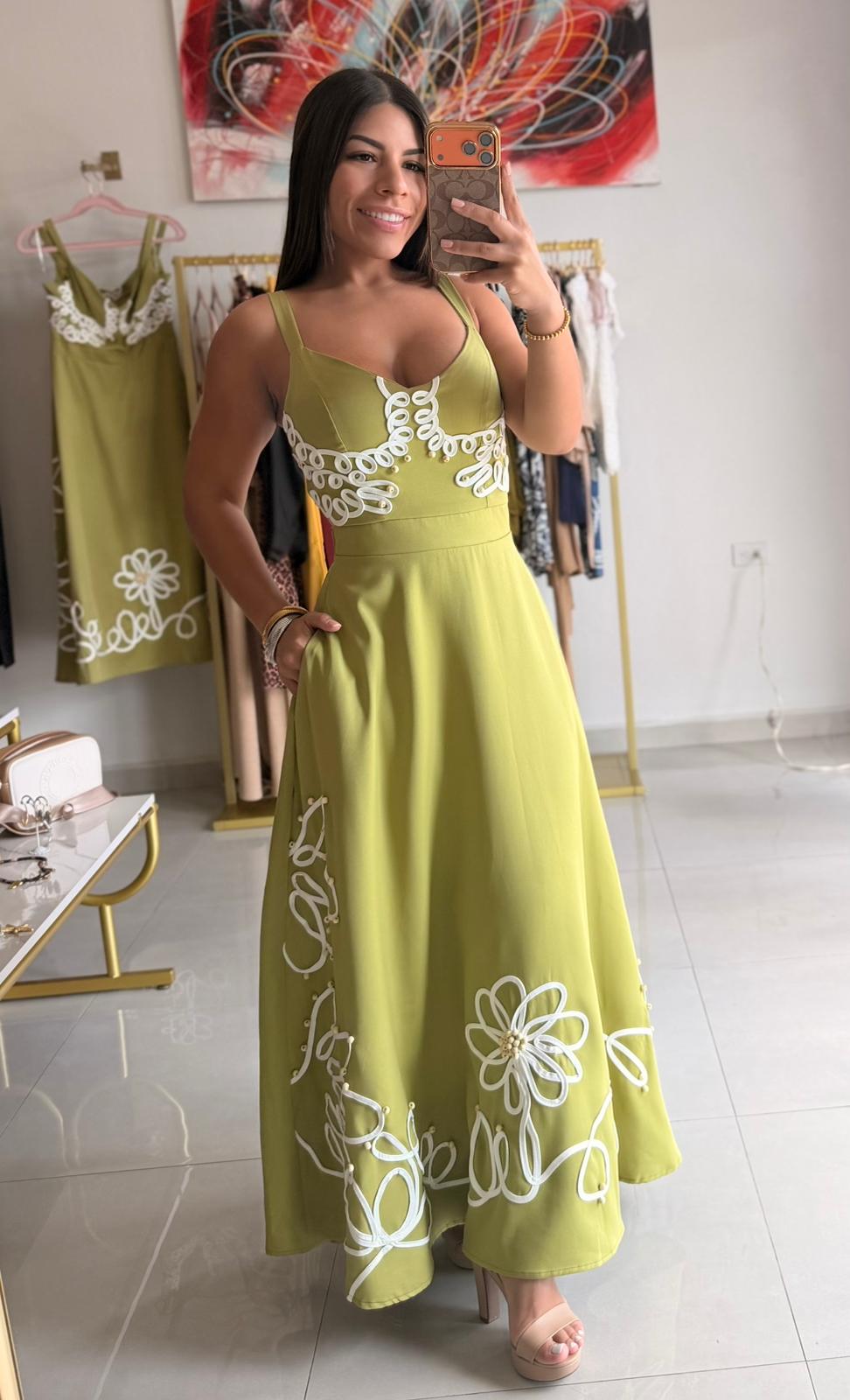 Light Green Maxi Dress
