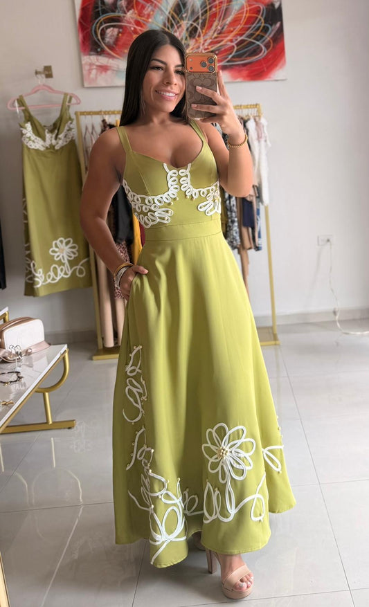 Light Green Maxi Dress