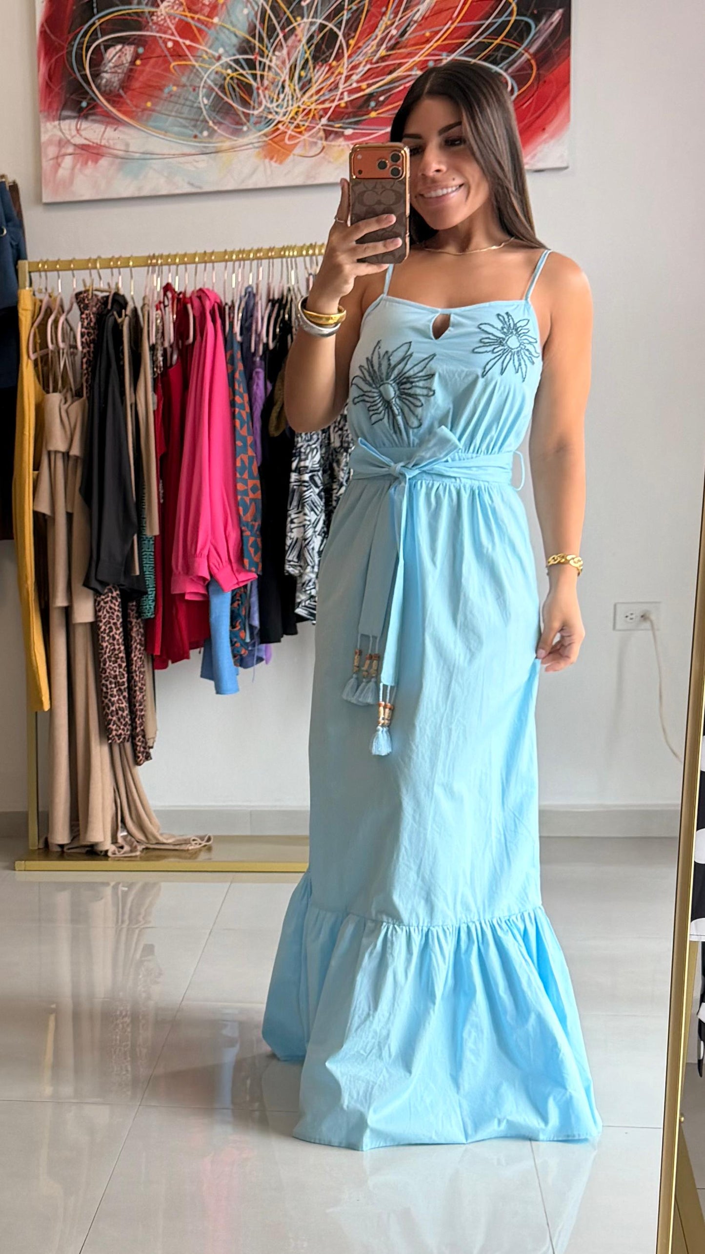 Blue Maxi Dress