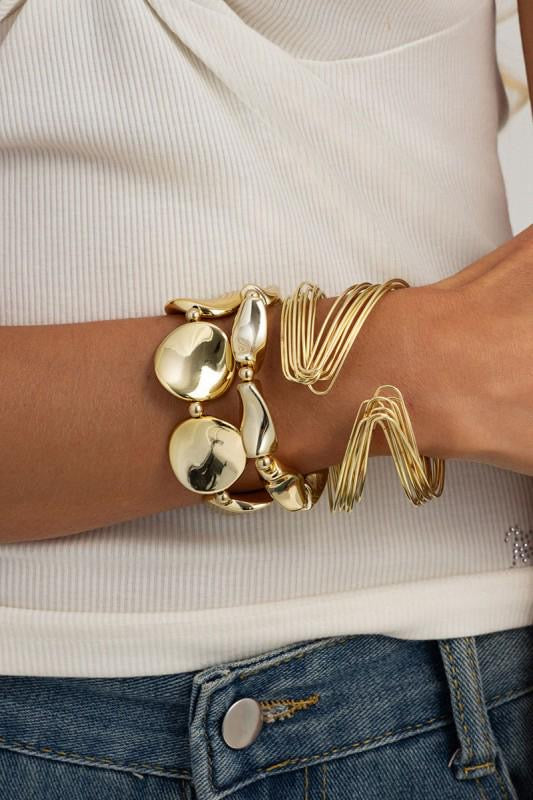 Golden Muse Bracelet Set