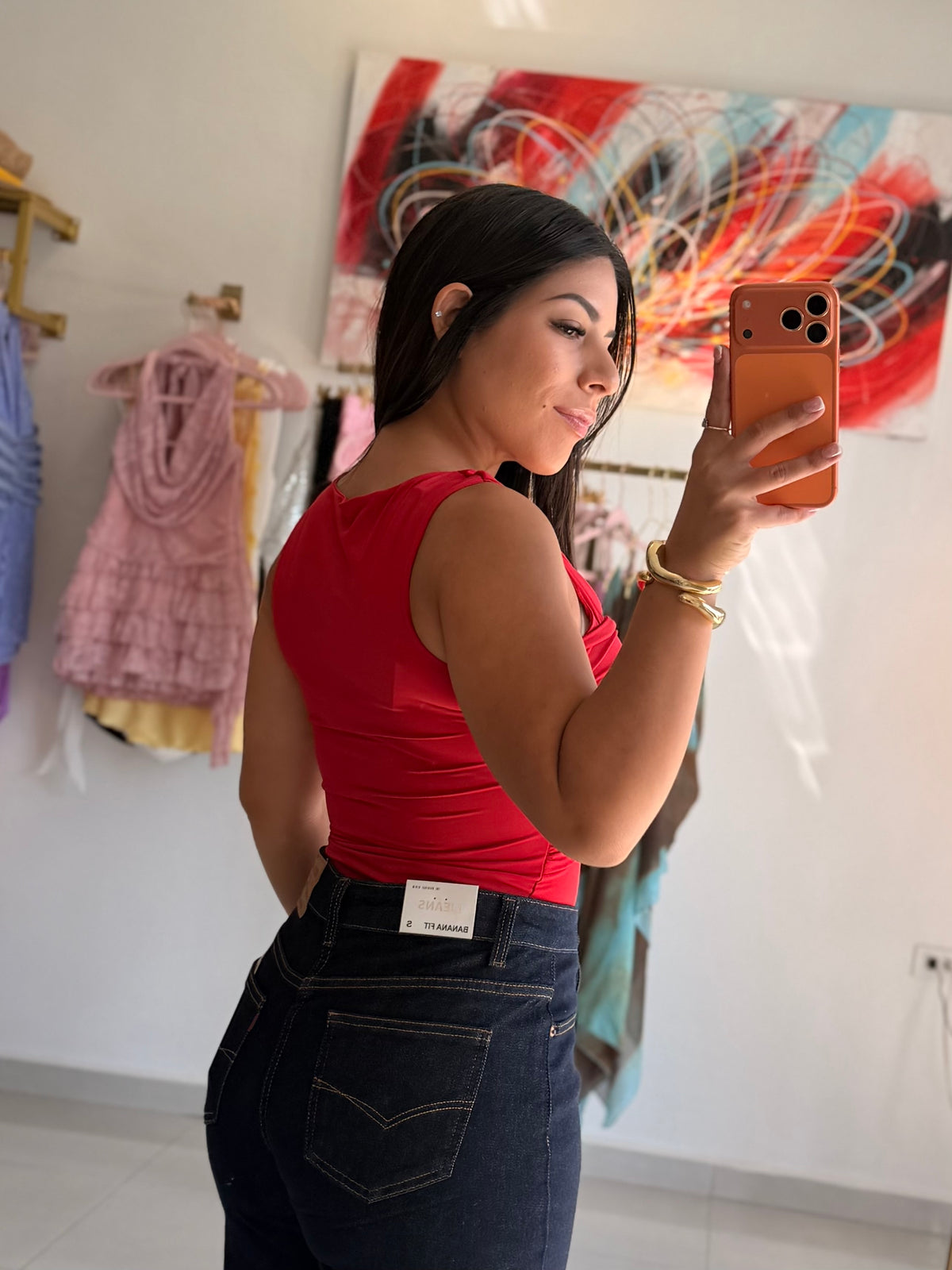 Scarlet Twist Top