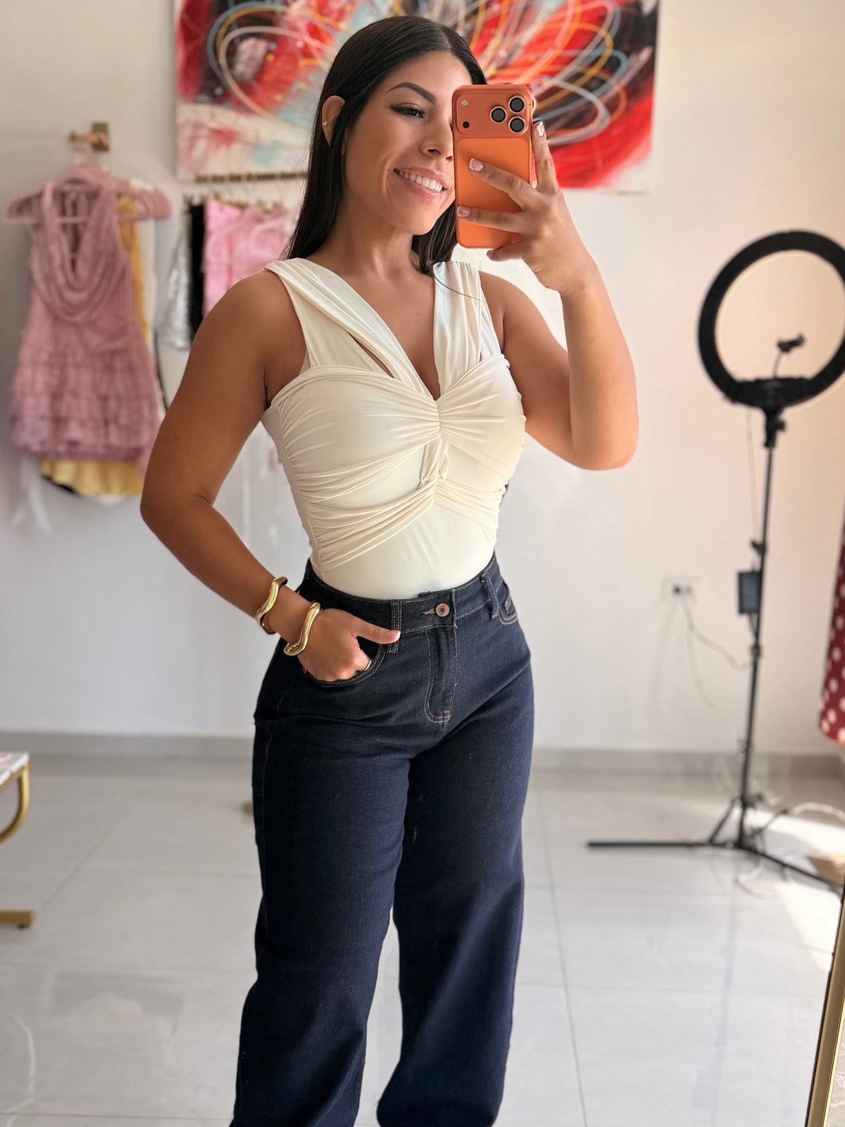 Scarlet Twist Top