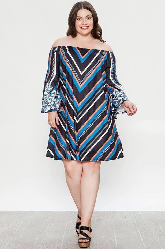 Aurora Striped Dress