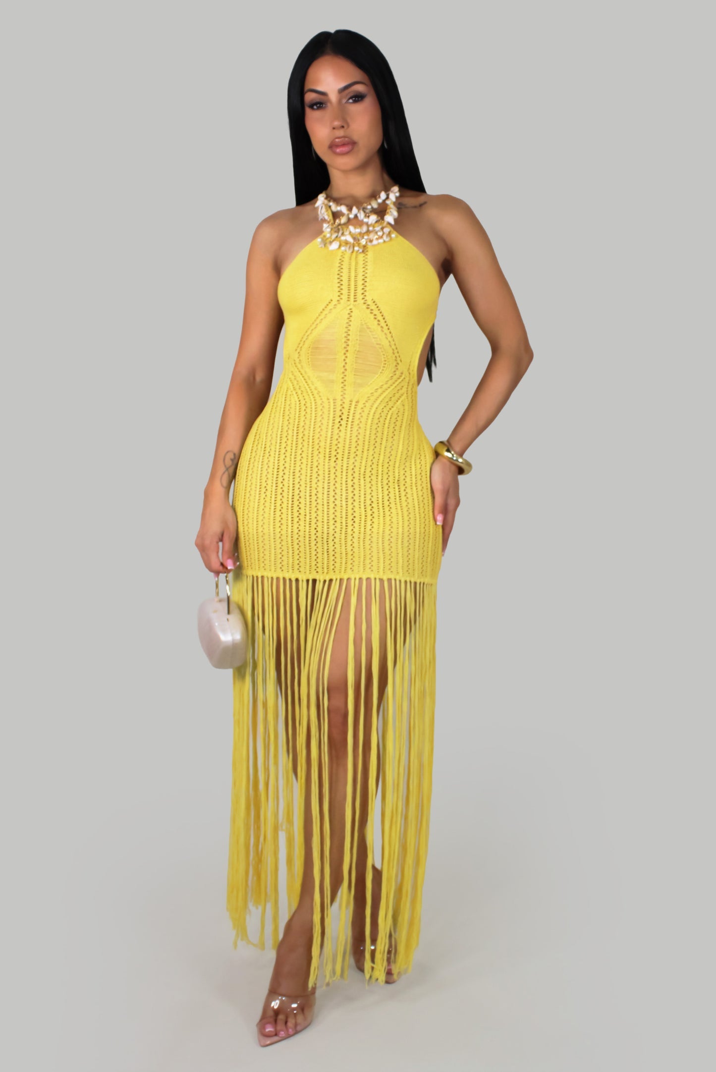 Solana Fringe Dress