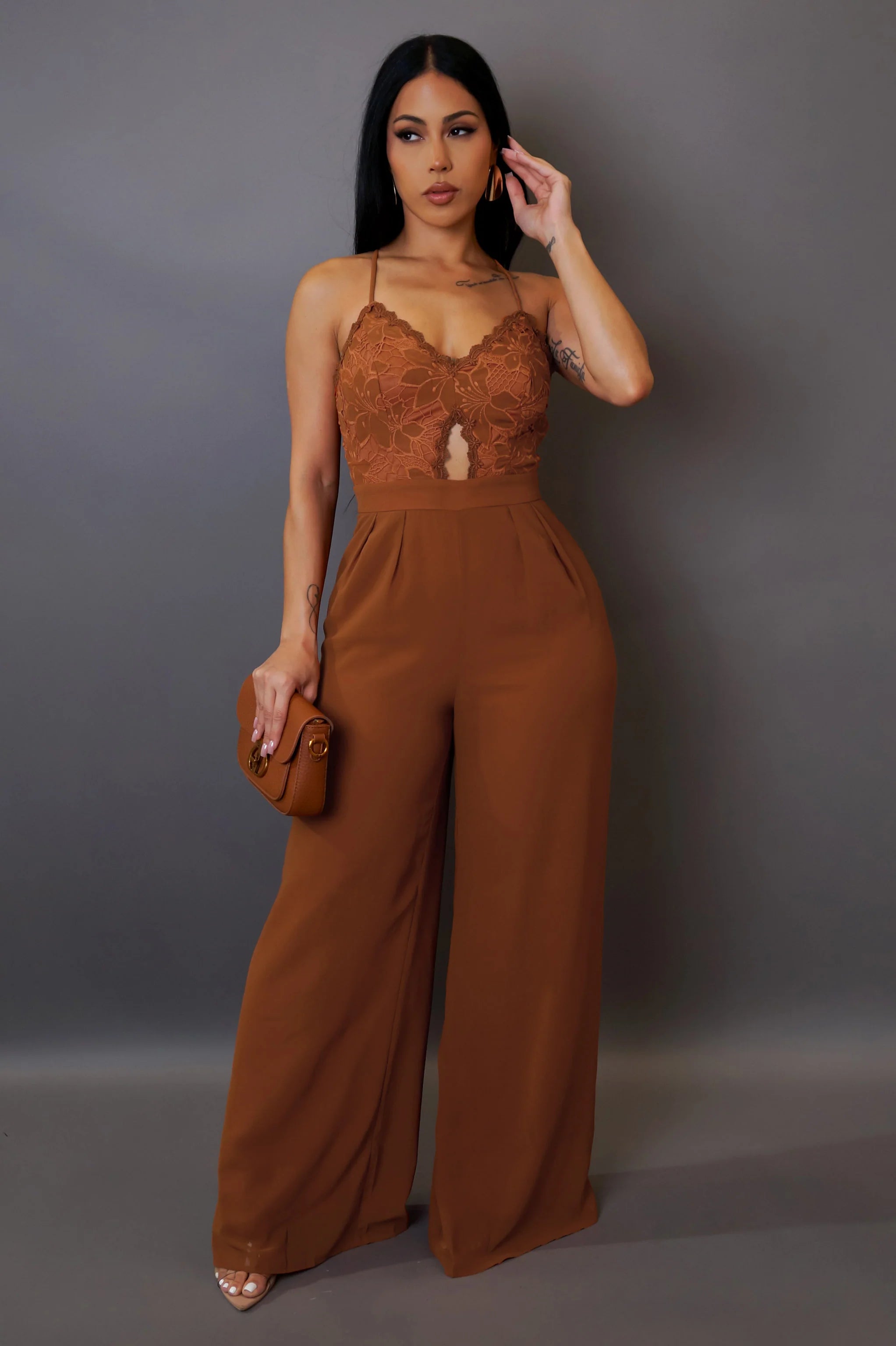 Jumpsuit Rust – Estilo Chic Boutique