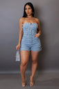 Denim Romper