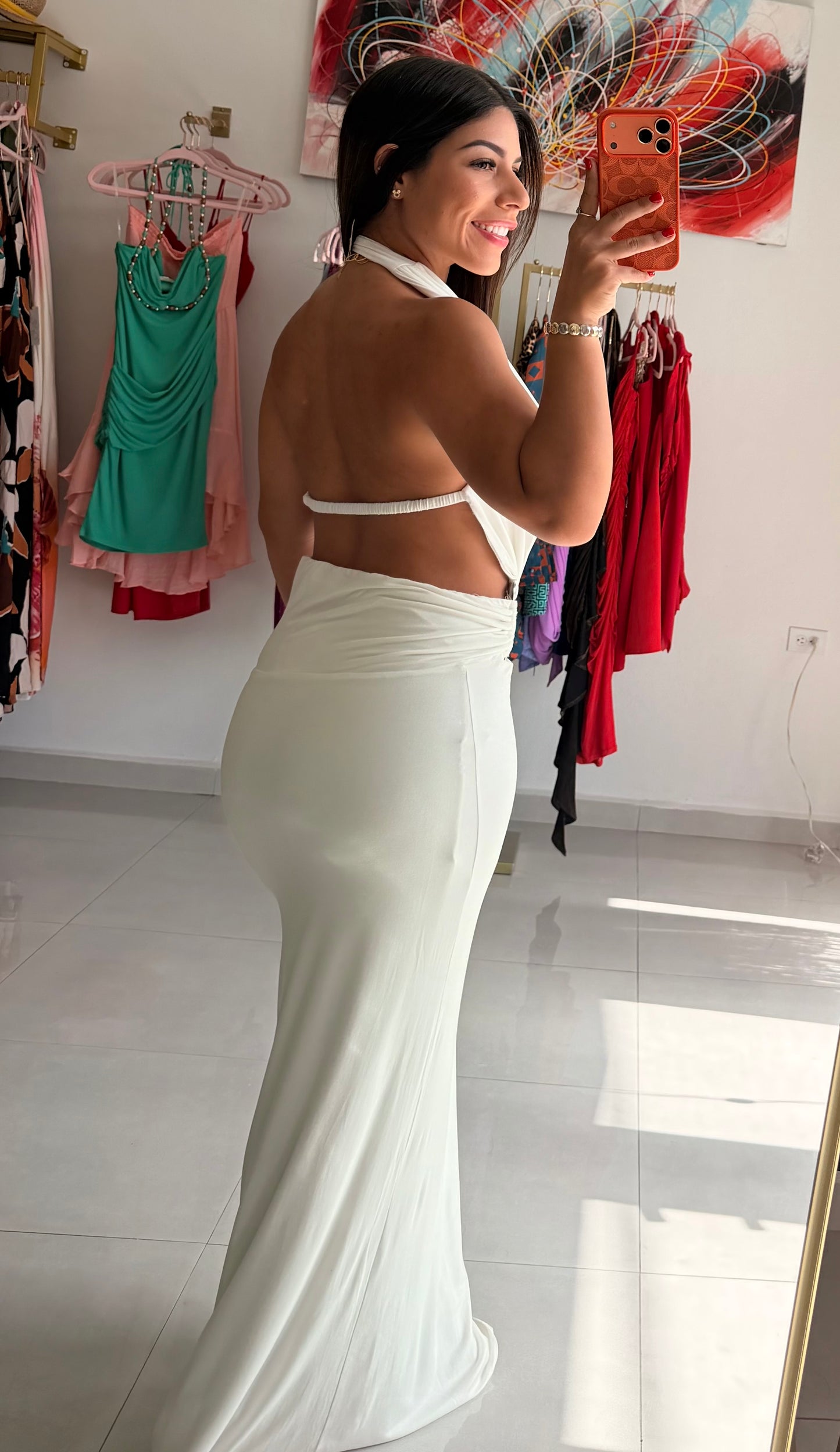 Isla Blanca Maxi Dress