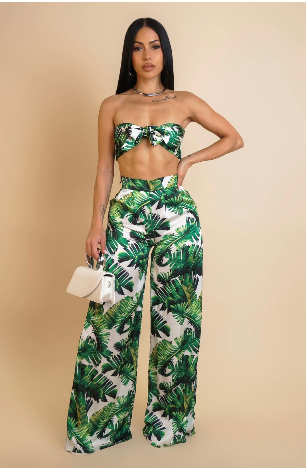 With Ease Pant Set-Green