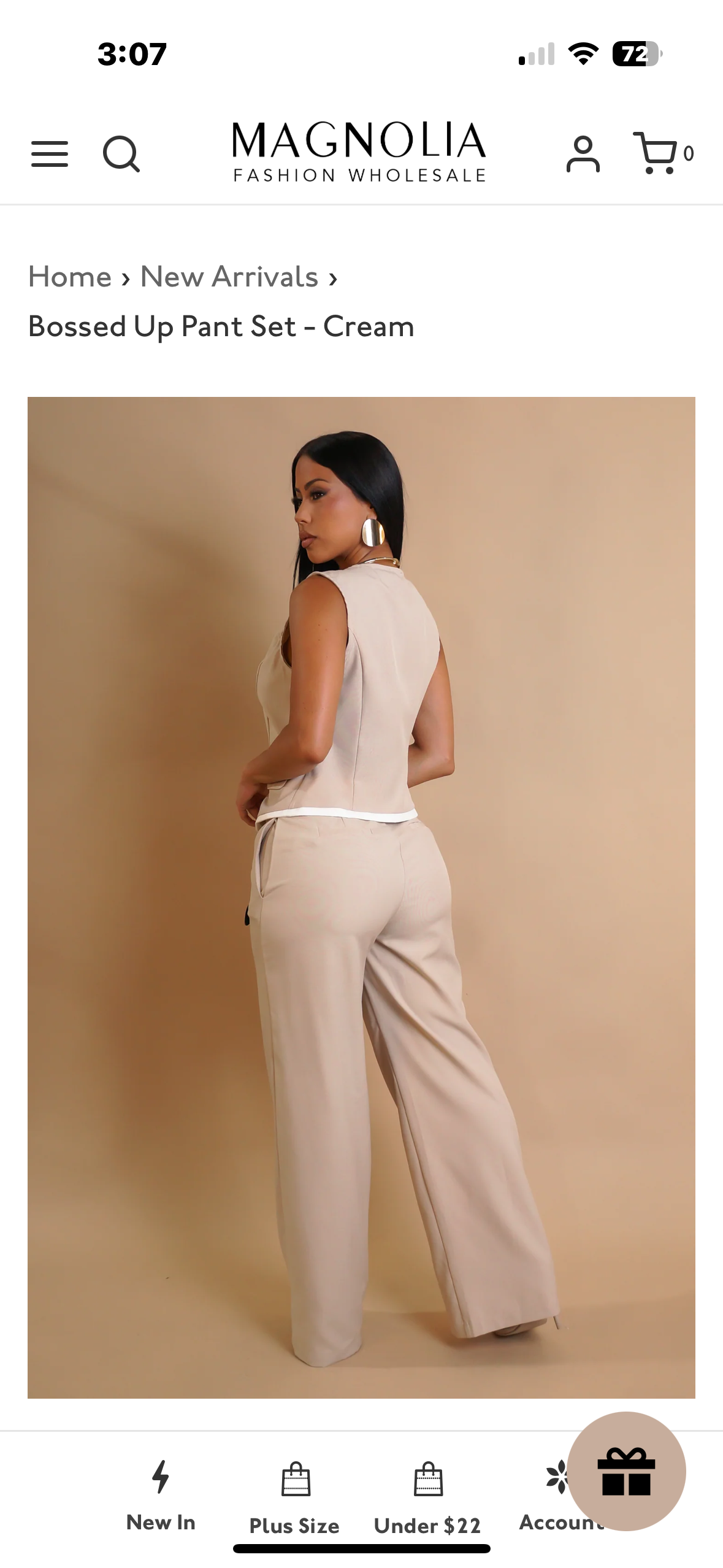 Pant Set-Cream