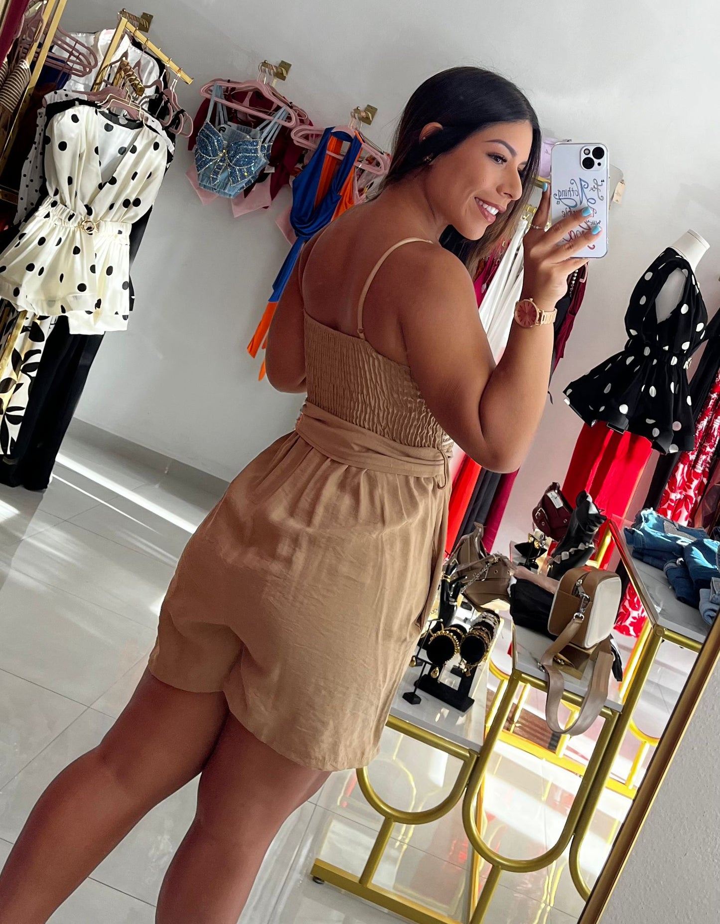 Casual Romper-Kaki