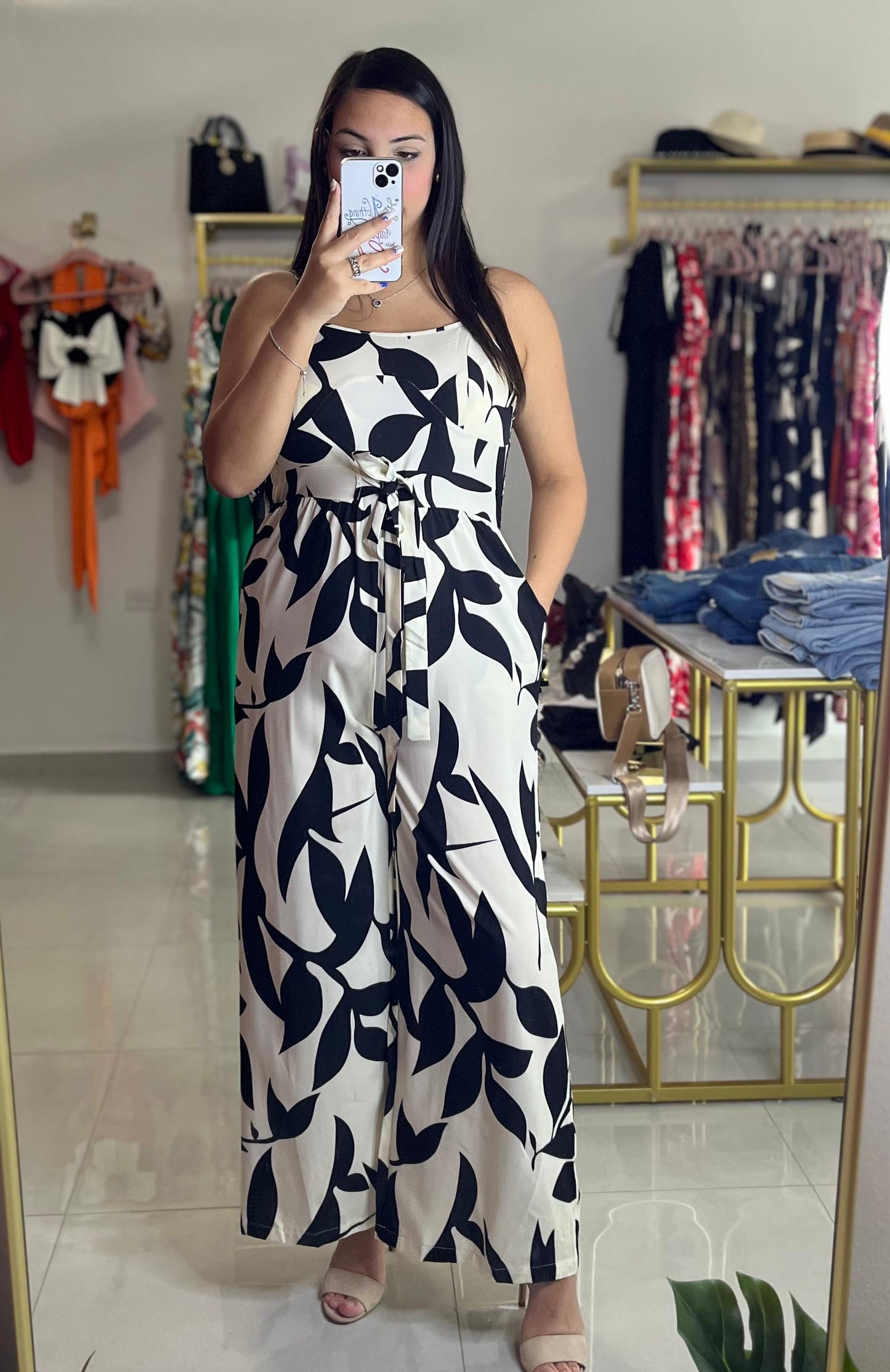 Black & White Jumpsuit