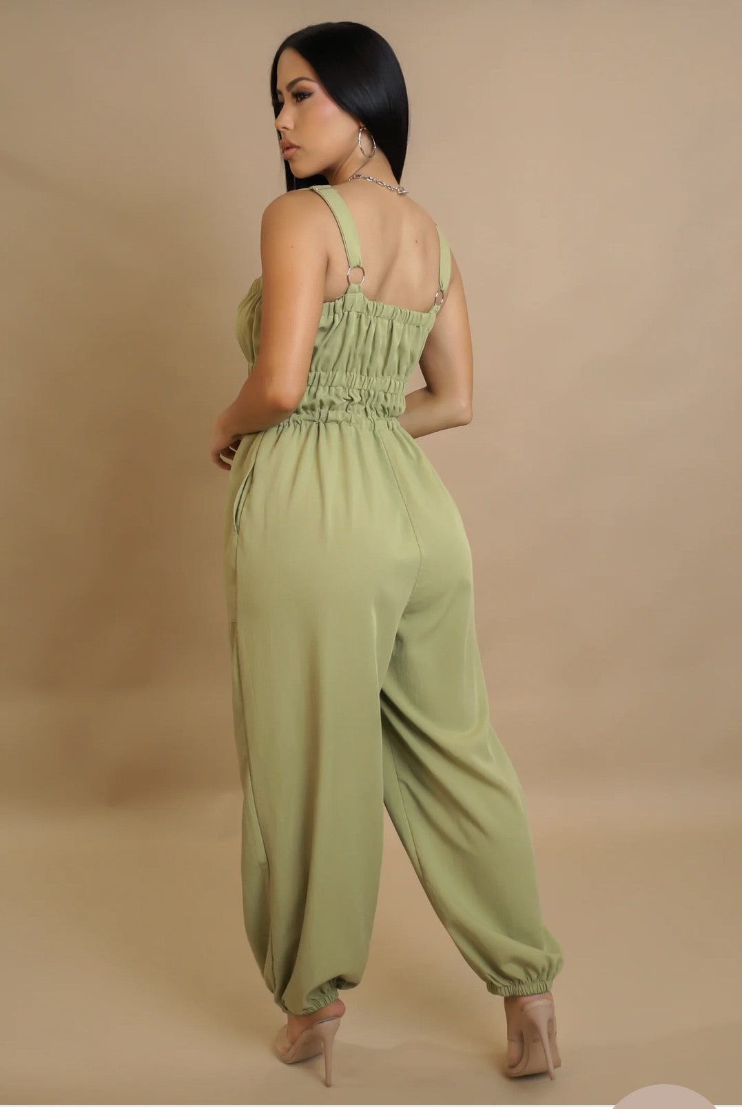 Casual Jumpsuit - Green